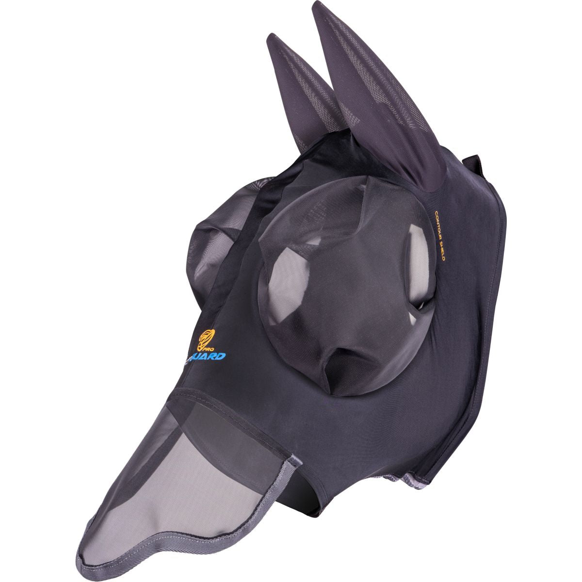 Shires Maschera per Mosche Stretch Nero intenso