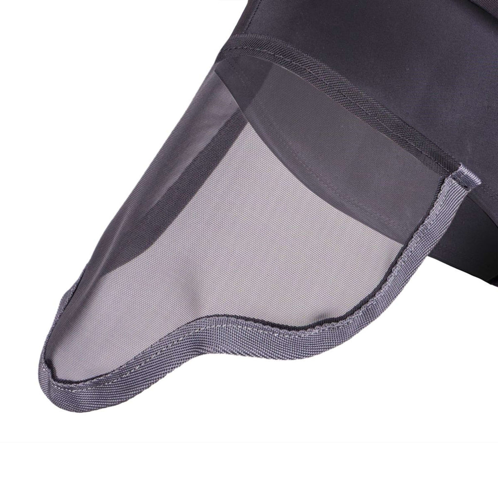 Shires Maschera per Mosche Stretch Nero intenso