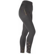 Aubrion by Shires Leggings da Equitazione Porter Nero intenso