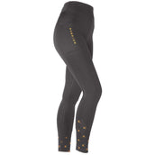 Aubrion by Shires Leggings da Equitazione Porter Nero intenso