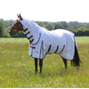 Highlander Plus by Shires Coperta Antimosche Combo Bianco/Black Cherry