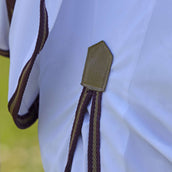 Highlander Plus by Shires Coperta Antimosche Combo Bianco/Black Cherry