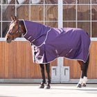 Coperta da esterno Shires Original 100 Turnout con collo Prugna