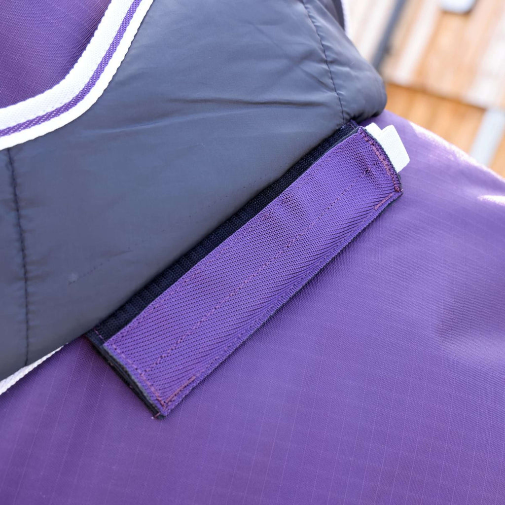 Coperta da esterno Shires Original 100 Turnout con collo Prugna