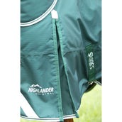 Coperta invernale originale Highlander da 300 g con collo Verde