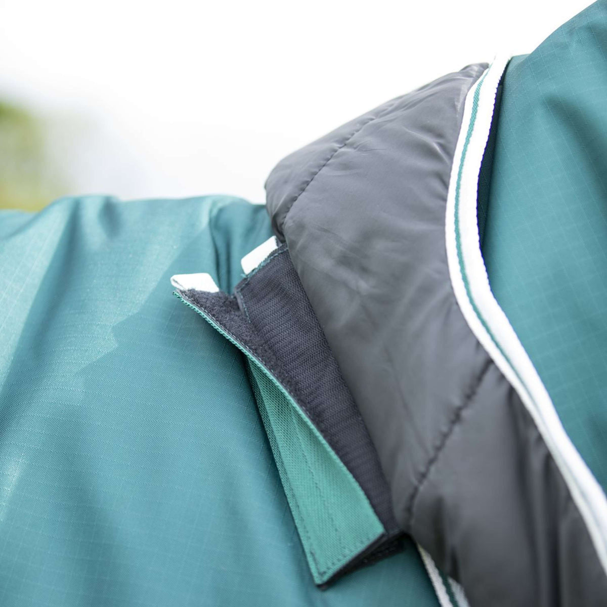Coperta invernale originale Highlander da 300 g con collo Verde