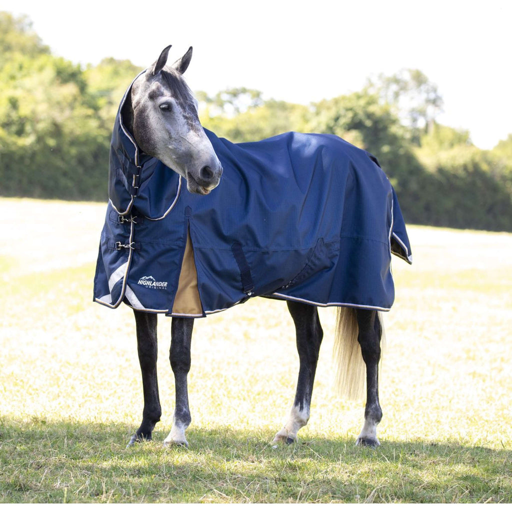 Highlander Plus by Shires Coperta Impermeabile Lite Combo Navy
