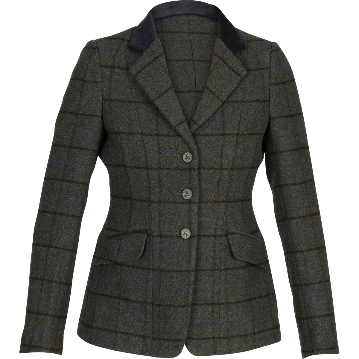 Aubrion by Shires Giacca da Competizione Saratoga Verde Scuro Check