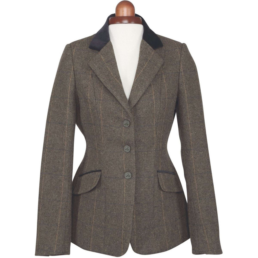 Aubrion by Shires Giacca da Competizione Saratoga Verde Check