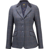 Aubrion by Shires Giacca da Competizione Saratoga Juniper Navy Check