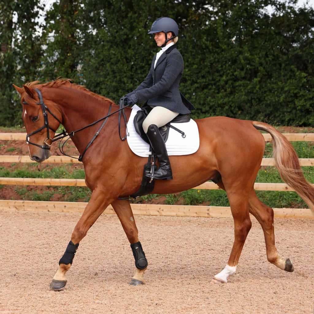 Aubrion by Shires Giacca da Competizione Saratoga Juniper Navy Check