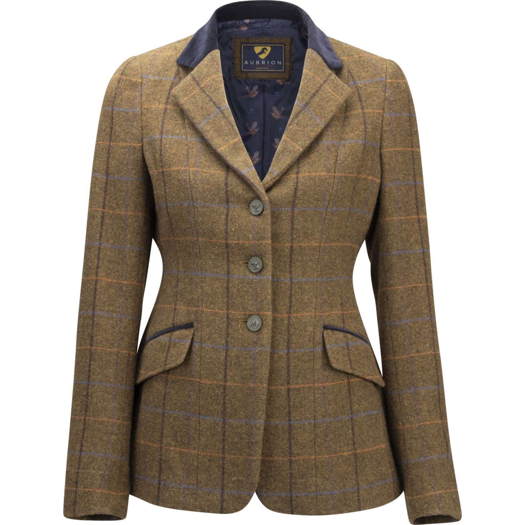 Aubrion by Shires Giacca da Competizione Saratoga Rovere Marrone Check