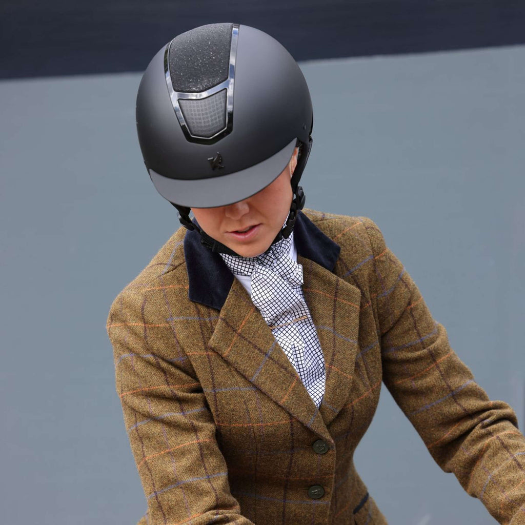 Aubrion by Shires Giacca da Competizione Saratoga Rovere Marrone Check