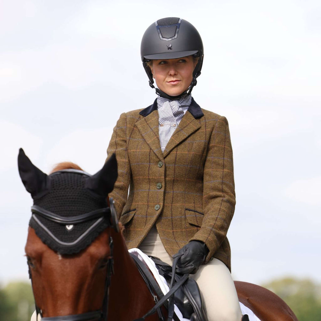 Aubrion by Shires Giacca da Competizione Saratoga Rovere Marrone Check