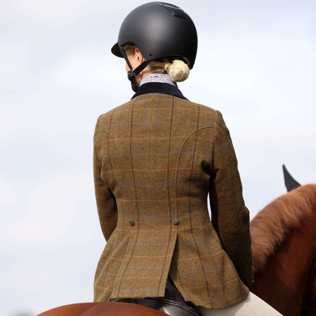 Aubrion by Shires Giacca da Competizione Saratoga Rovere Marrone Check