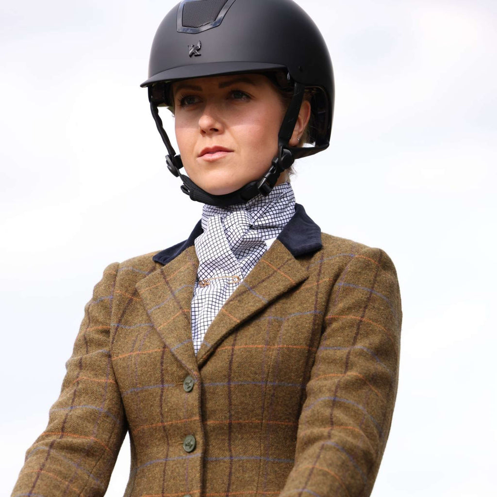 Aubrion by Shires Giacca da Competizione Saratoga Rovere Marrone Check