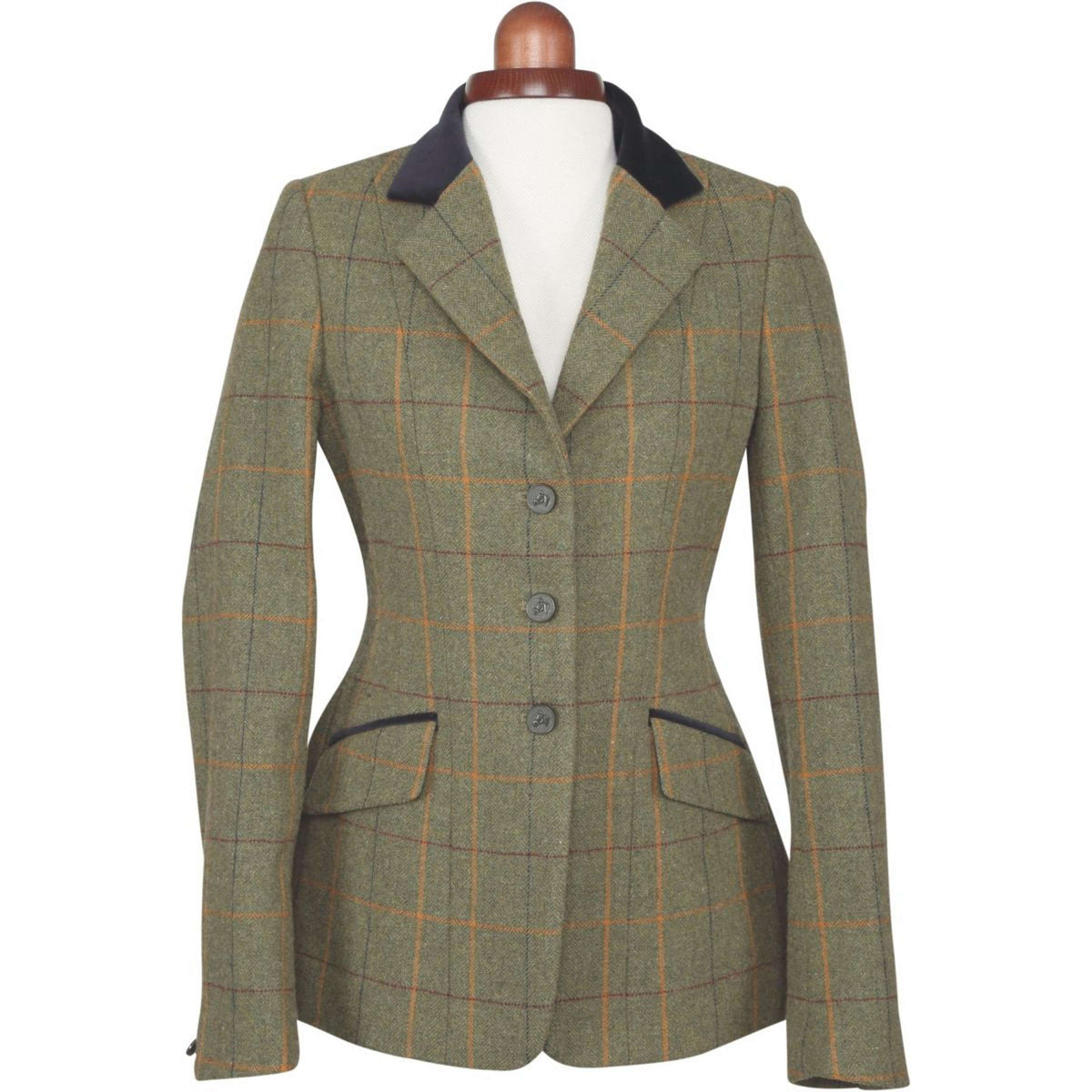 Aubrion by Shires Giacca da Competizione Saratoga Rosso/Giallo/Blu Check