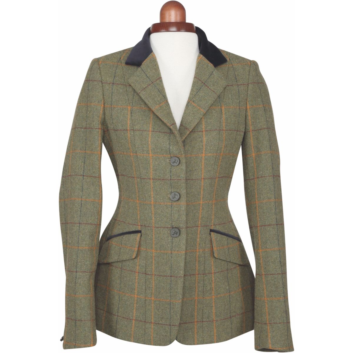 Aubrion by Shires Giacca da Competizione Saratoga Rosso/Giallo/Blu Check