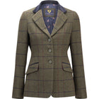 Aubrion by Shires Giacca da Competizione Saratoga Spruce Verde Check