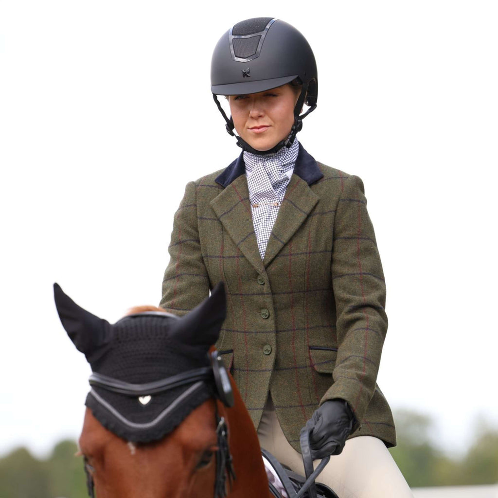 Aubrion by Shires Giacca da Competizione Saratoga Spruce Verde Check
