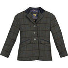 Aubrion by Shires Giacca da Competizione Saratoga Bambini Verde Scuro Check