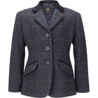Aubrion by Shires Giacca da Competizione Saratoga Bambini Juniper Navy Check