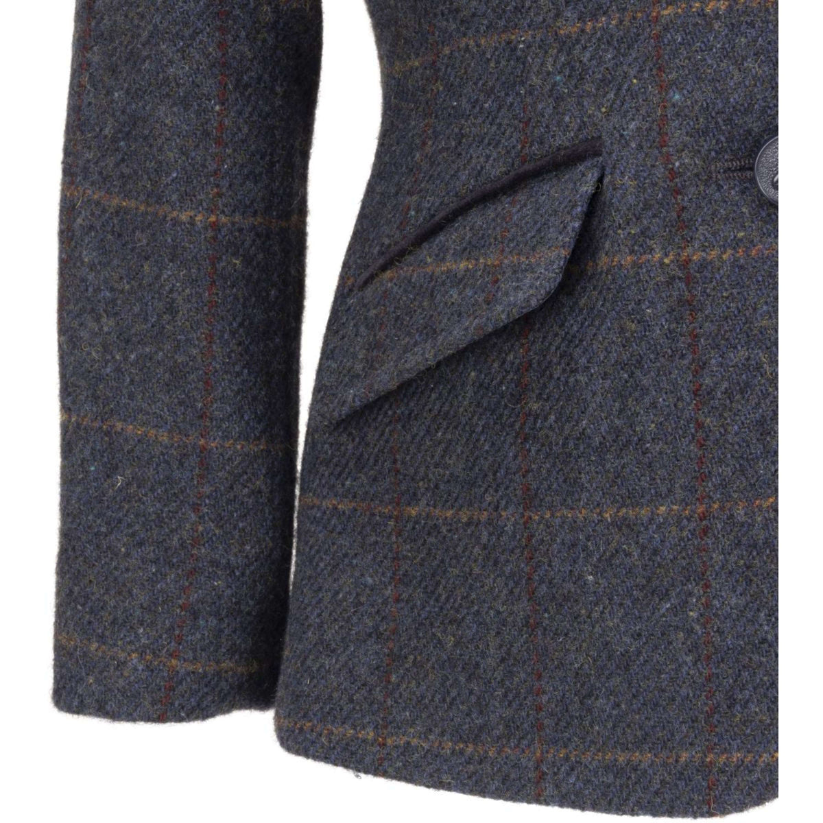 Aubrion by Shires Giacca da Competizione Saratoga Bambini Juniper Navy Check