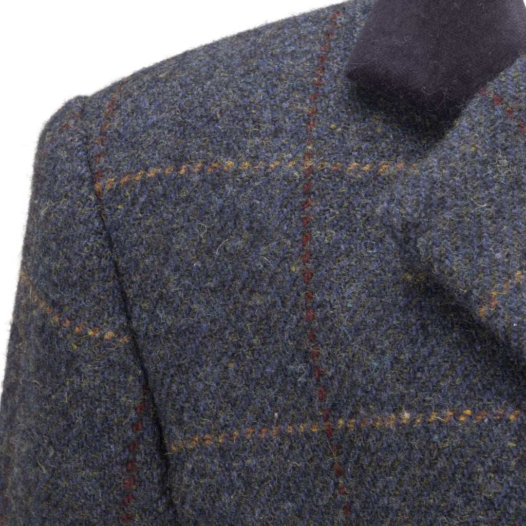 Aubrion by Shires Giacca da Competizione Saratoga Bambini Juniper Navy Check