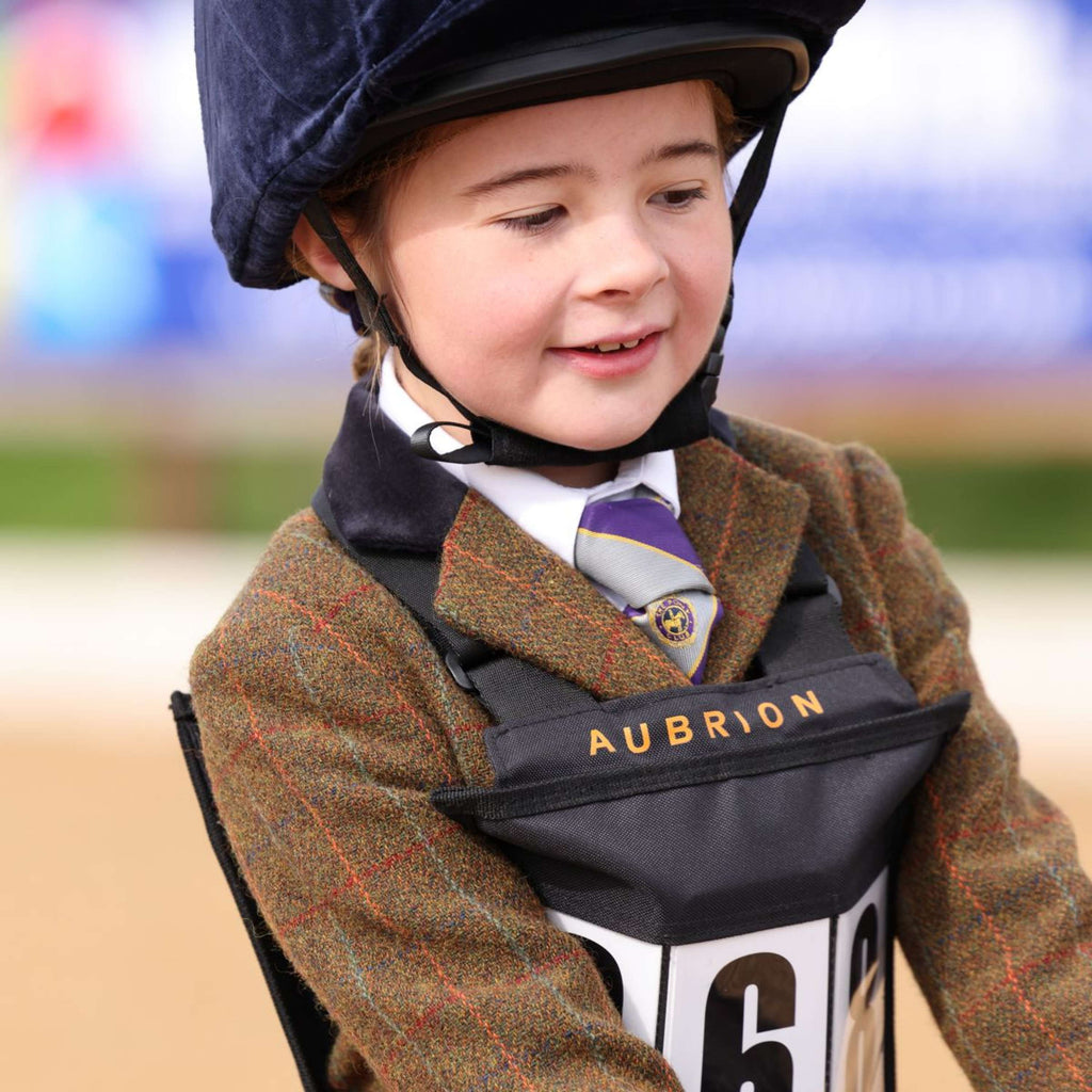 Aubrion by Shires Giacca da Competizione Saratoga Bambini Ruggine Check