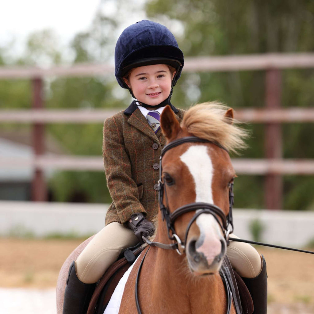 Aubrion by Shires Giacca da Competizione Saratoga Bambini Ruggine Check