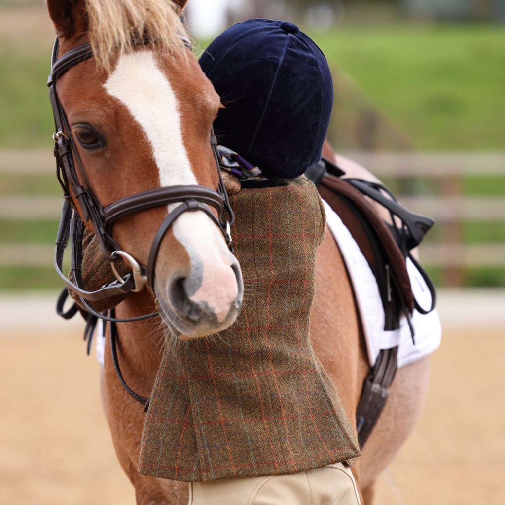 Aubrion by Shires Giacca da Competizione Saratoga Bambini Ruggine Check