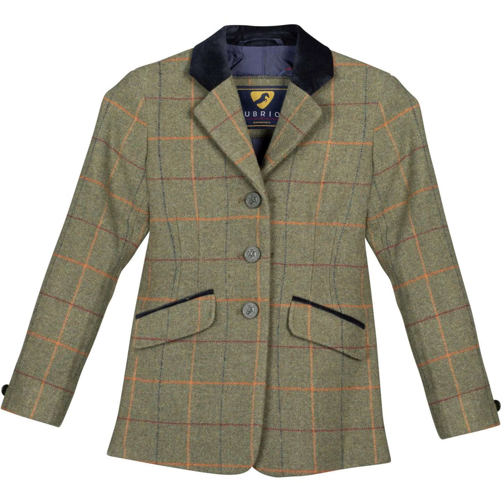 Aubrion by Shires Giacca da Competizione Saratoga Bambini Rosso/Giallo/Blu Check