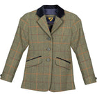Aubrion by Shires Giacca da Competizione Saratoga Bambini Rosso/Giallo/Blu Check