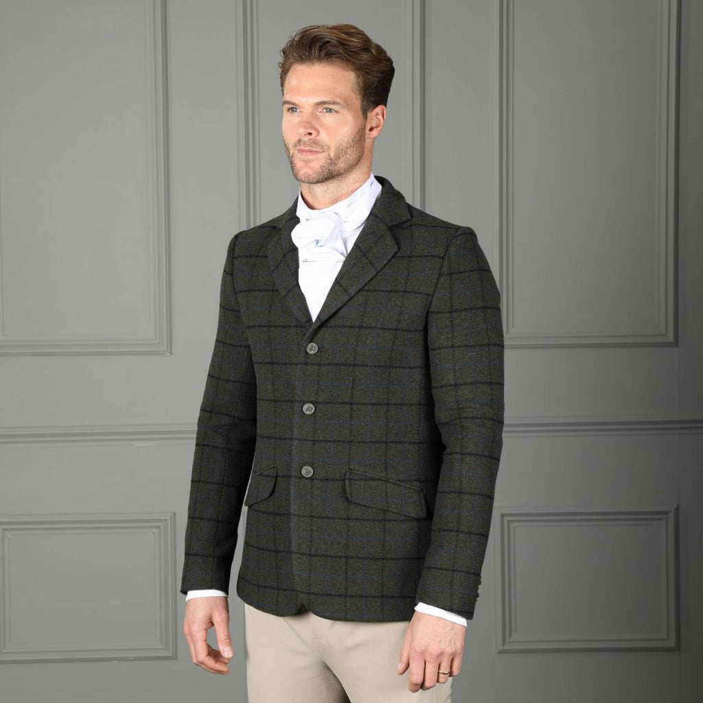 Aubrion by Shires Giacca da Competizione Saratoga Uomini Verde Scuro Check
