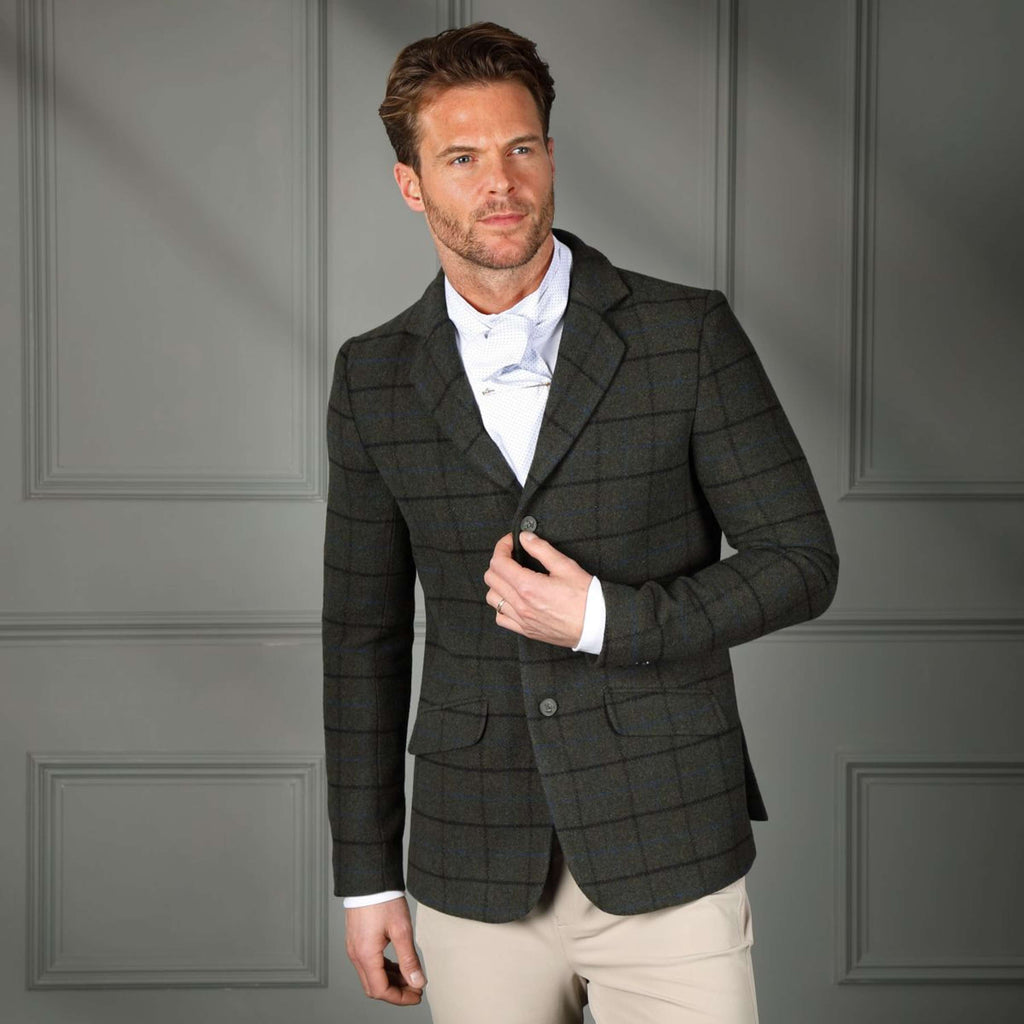 Aubrion by Shires Giacca da Competizione Saratoga Uomini Verde Scuro Check