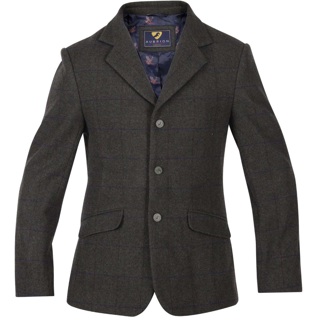Aubrion by Shires Giacca da Competizione Saratoga Uomini Elm Verde Check