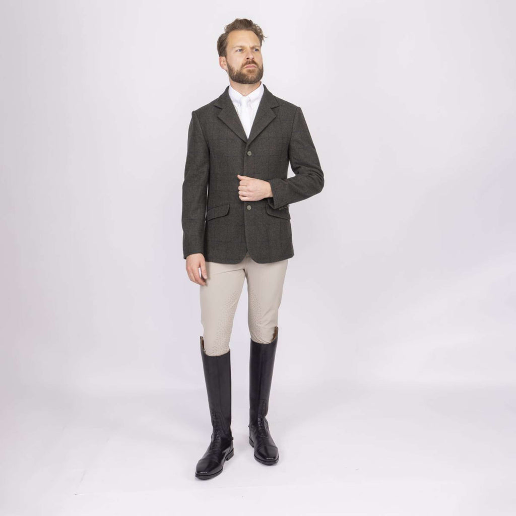 Aubrion by Shires Giacca da Competizione Saratoga Uomini Elm Verde Check