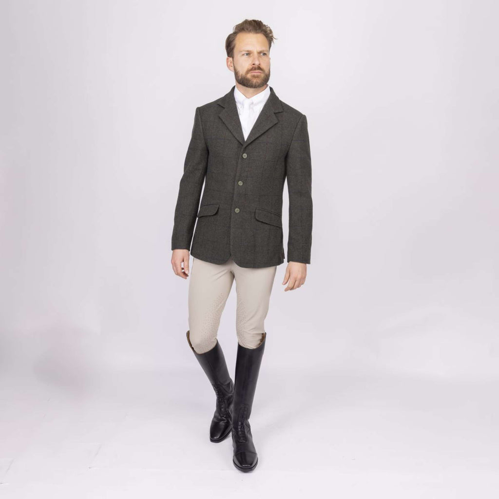 Aubrion by Shires Giacca da Competizione Saratoga Uomini Elm Verde Check