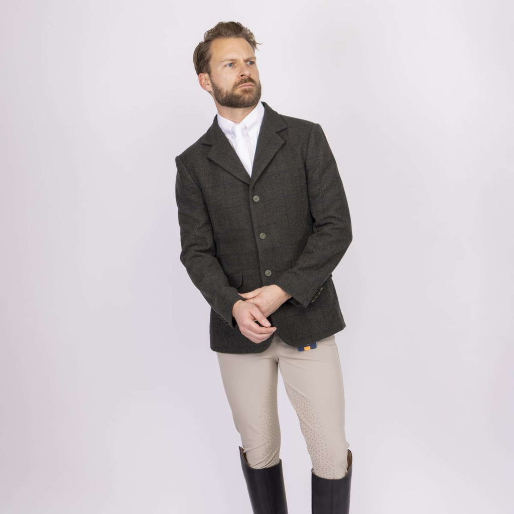 Aubrion by Shires Giacca da Competizione Saratoga Uomini Elm Verde Check