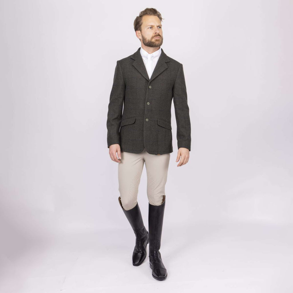 Aubrion by Shires Giacca da Competizione Saratoga Uomini Elm Verde Check