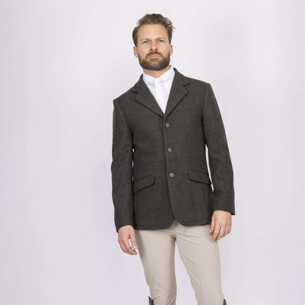 Aubrion by Shires Giacca da Competizione Saratoga Uomini Elm Verde Check