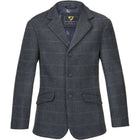 Aubrion by Shires Giacca da Competizione Saratoga Uomini Juniper Navy Check