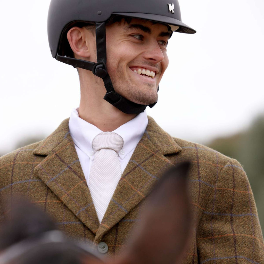 Aubrion by Shires Giacca da Competizione Saratoga Uomini Rovere Marrone Check