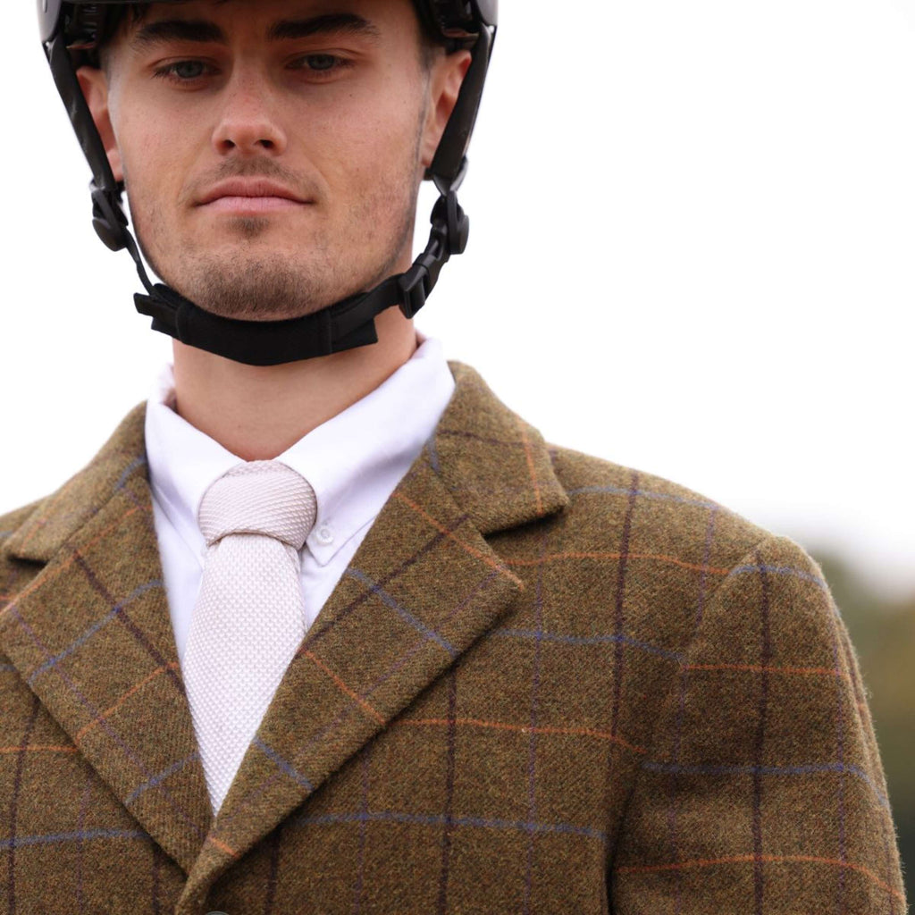 Aubrion by Shires Giacca da Competizione Saratoga Uomini Rovere Marrone Check