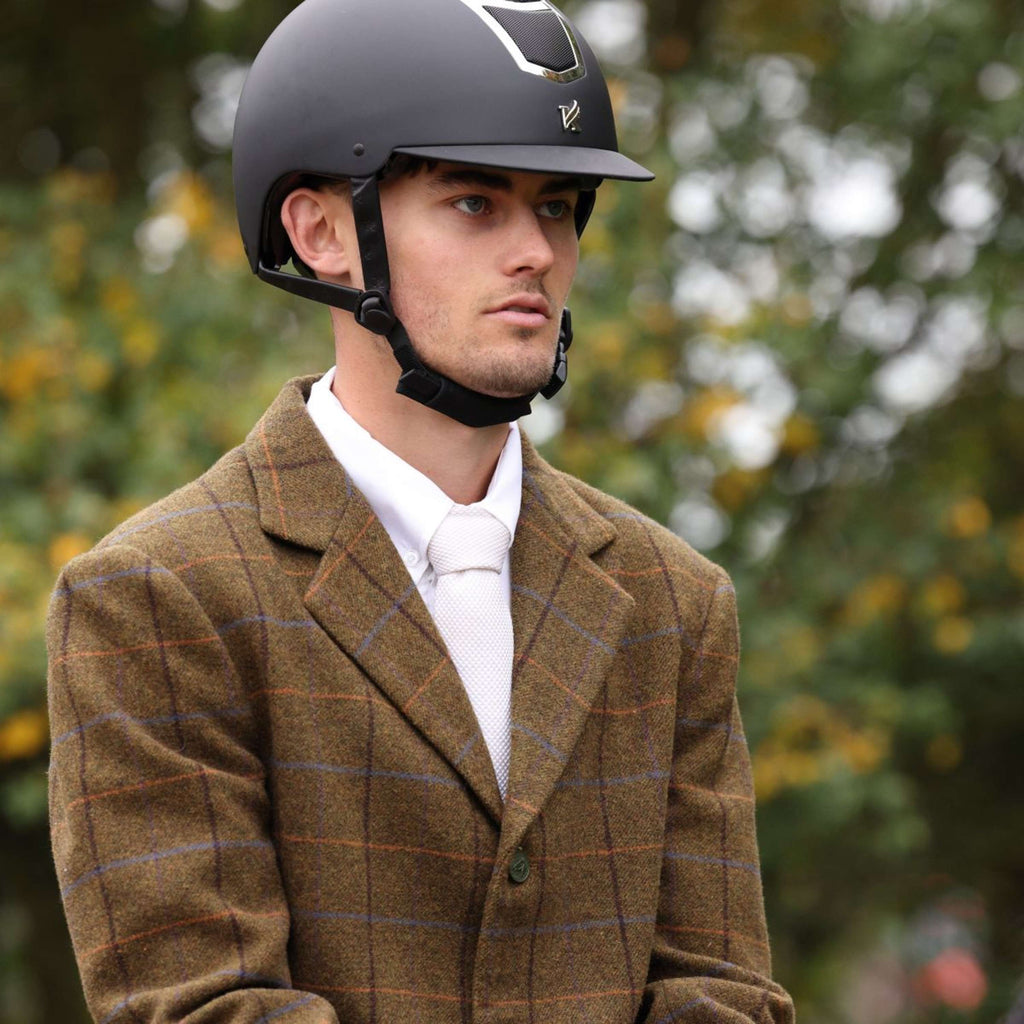 Aubrion by Shires Giacca da Competizione Saratoga Uomini Rovere Marrone Check
