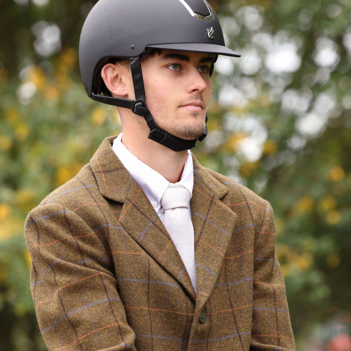 Aubrion by Shires Giacca da Competizione Saratoga Uomini Rovere Marrone Check