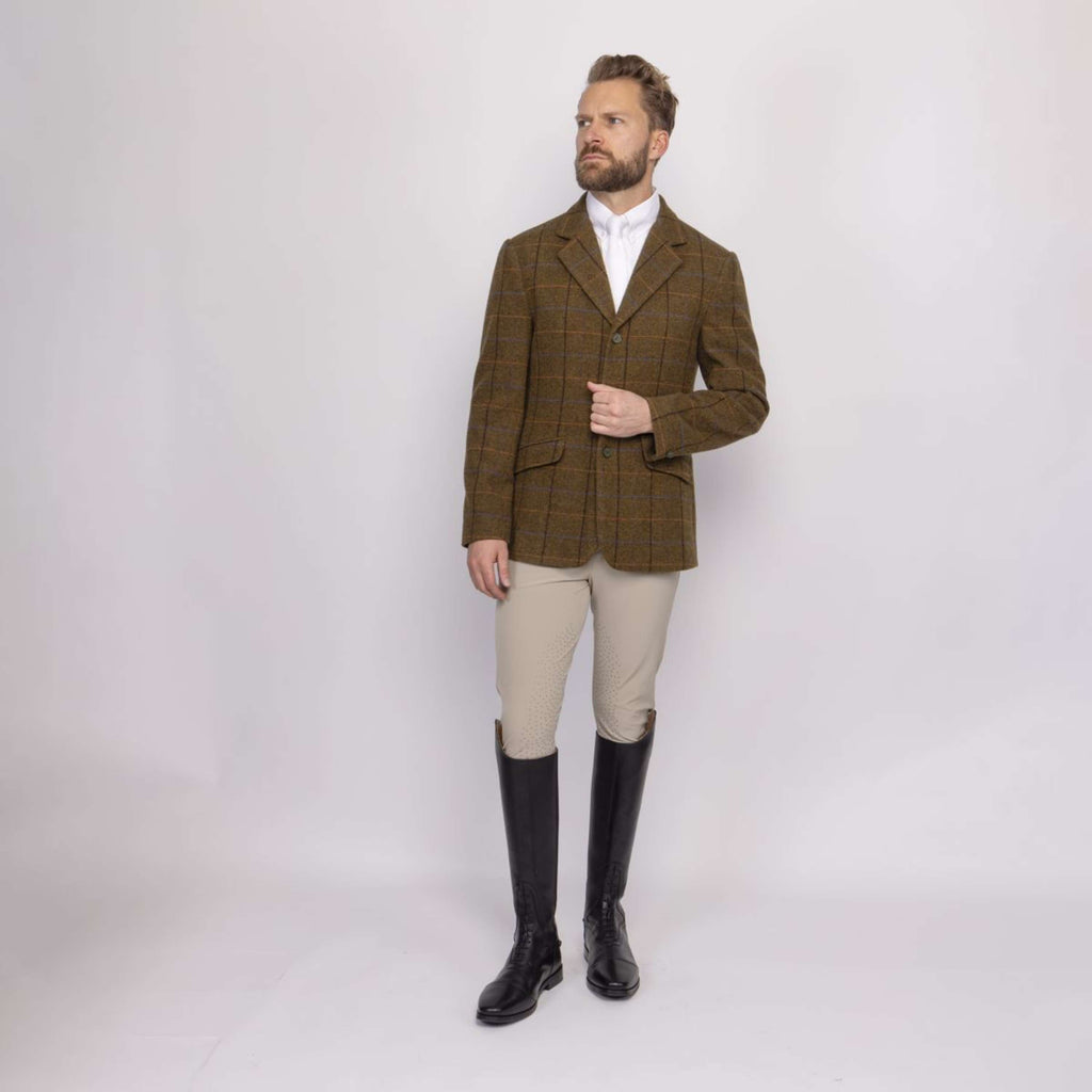 Aubrion by Shires Giacca da Competizione Saratoga Uomini Rovere Marrone Check