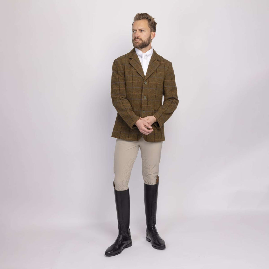 Aubrion by Shires Giacca da Competizione Saratoga Uomini Rovere Marrone Check