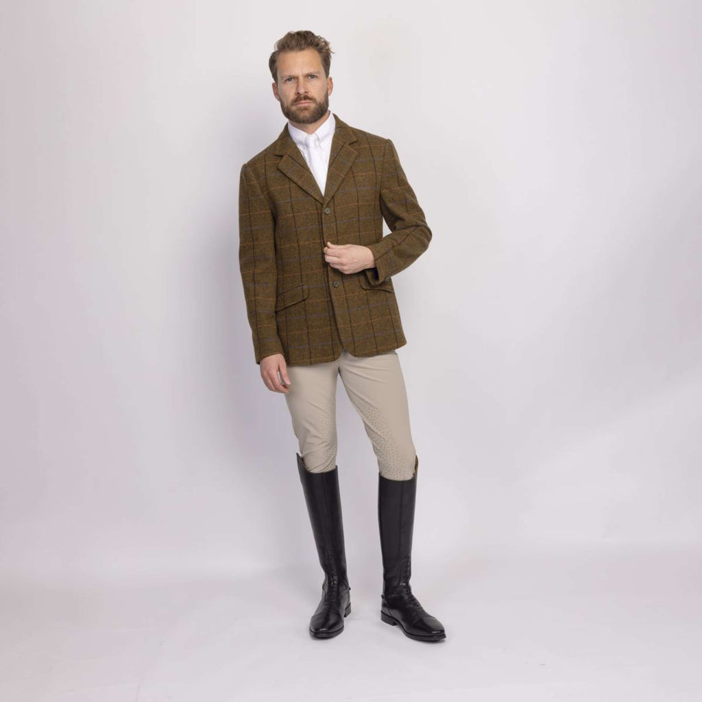 Aubrion by Shires Giacca da Competizione Saratoga Uomini Rovere Marrone Check