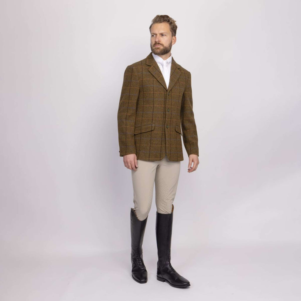 Aubrion by Shires Giacca da Competizione Saratoga Uomini Rovere Marrone Check